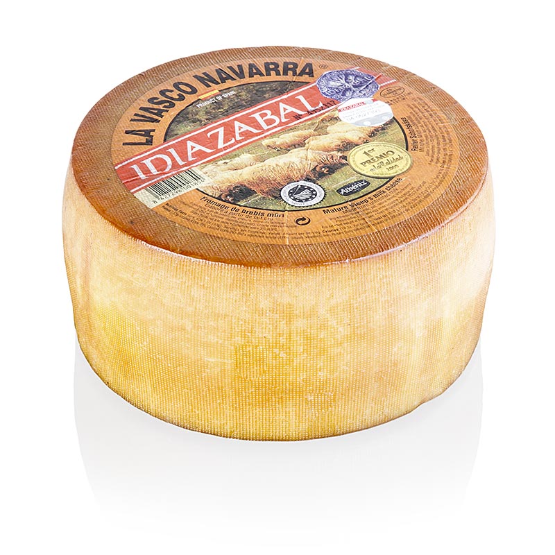 Idiazabal - Formaggio a pasta dura spagnolo dei Paesi Baschi / Navarra. DOP - circa 1.000 g - vuoto