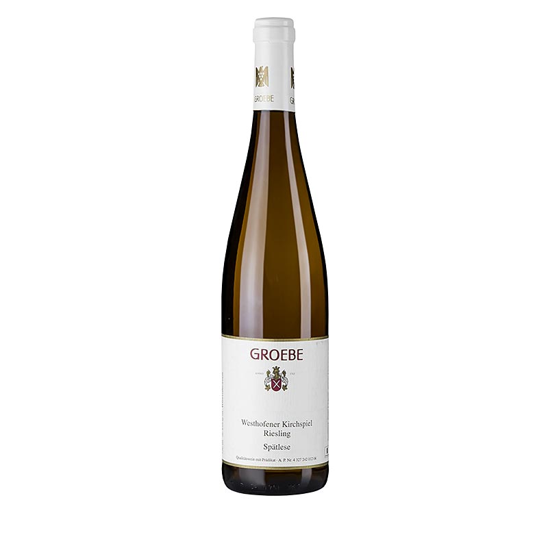 2008er Kirchspiel Riesling Spätlese, fruchtsüß, 8,5% vol., Groebe - 750 ml - Flasche 2008er Kirchspiel Riesling Spätlese, fruchtsüß, 8,5% vol., Groebe - 750 ml - Flasche