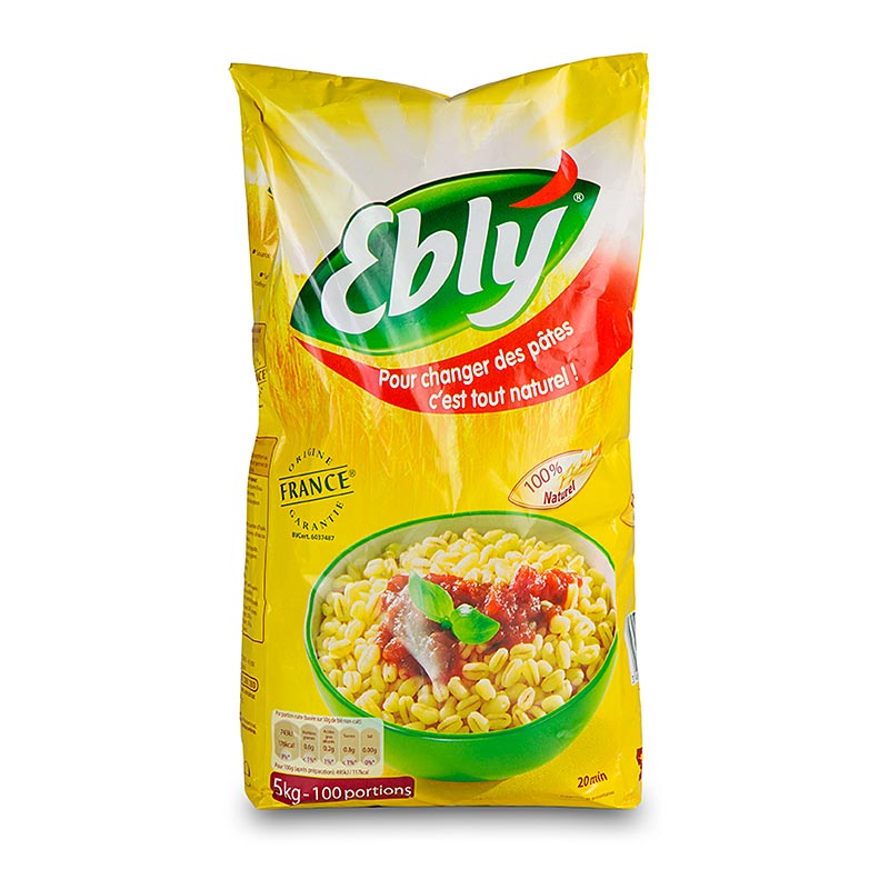 Ebly - grano tenero precotto (grano tenero) - 5kg - borsa