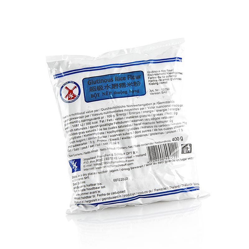 Glutinoest rismel, hvit - 400 g - bag