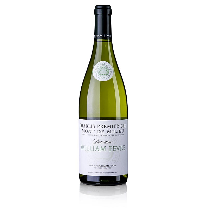 2011er Chablis 1.Cru Mont de Milieu, trocken, 13% vol., William Fevre, 93 PP - 750 ml - Flasche 2011er Chablis 1.Cru Mont de Milieu, trocken, 13% vol., William Fevre, 93 PP - 750 ml - Flasche