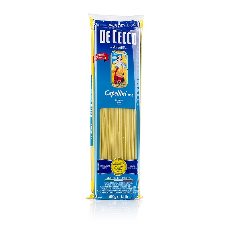 De Cecco Capellini, nro 9 - 500g - Laukku