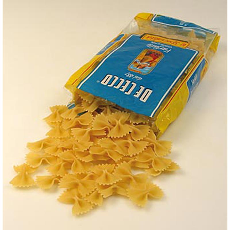 De Cecco Farfalle, No.93 - 12kg, 24x500g - Cartao