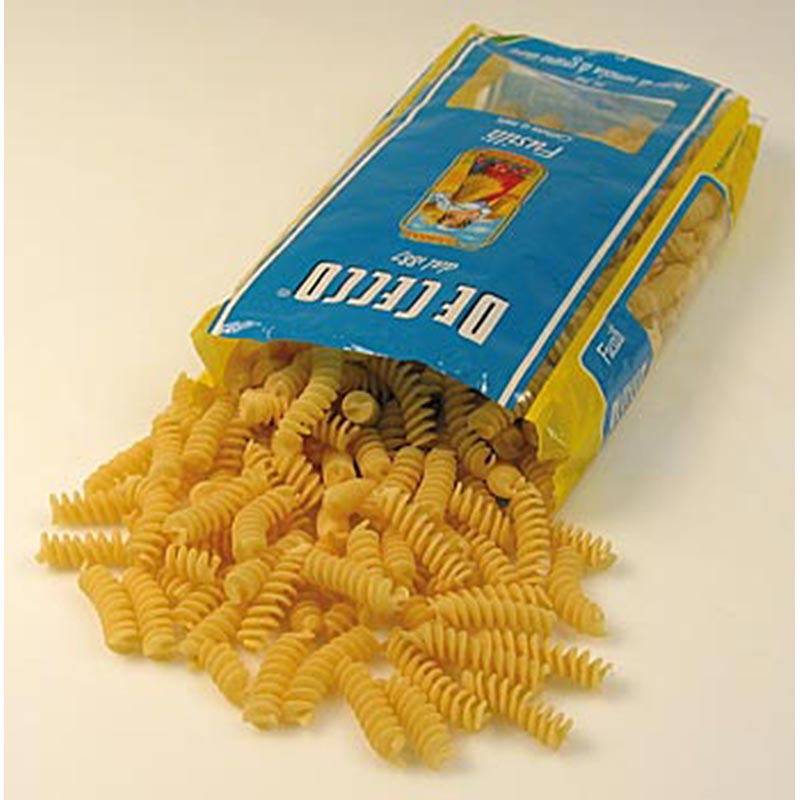 De Cecco Fusilli, No.34 - 12kg, 24x500g - Cartao