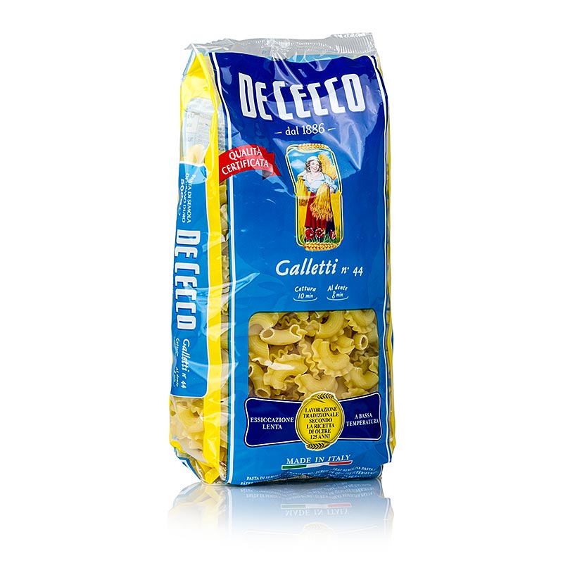 De Cecco Galletti, No.44 - 500g - Bolsa