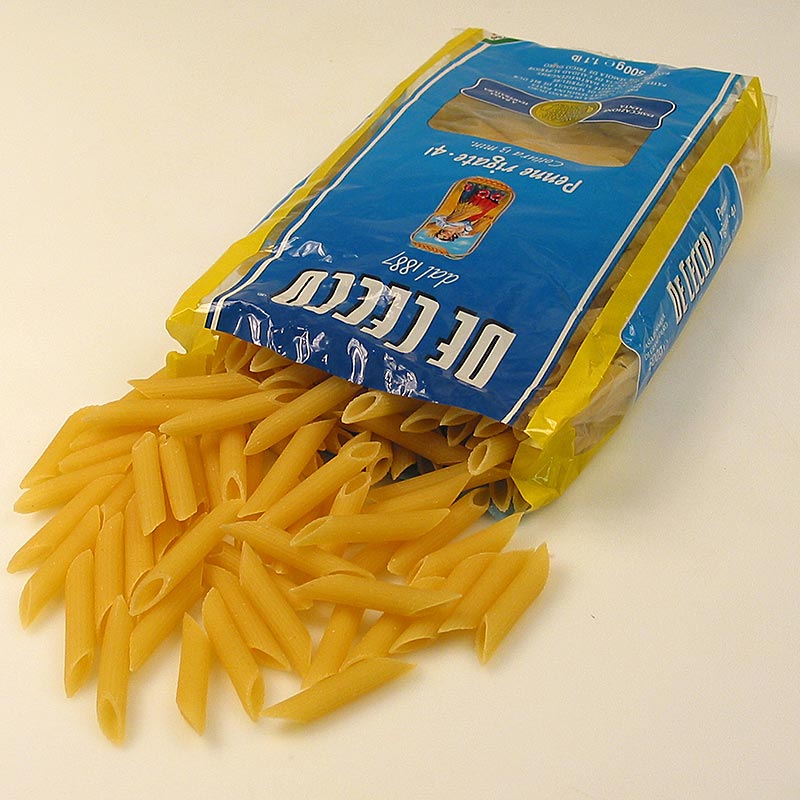 Penne Rigate De Cecco, N.41 - 12 kg, 24 confezioni da 500 g - Cartone