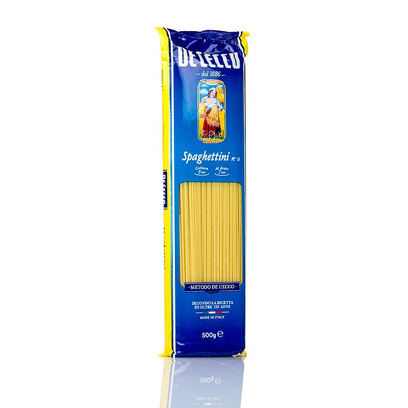 De Cecco Spaghettini, No.11 - 500 gram - Tas