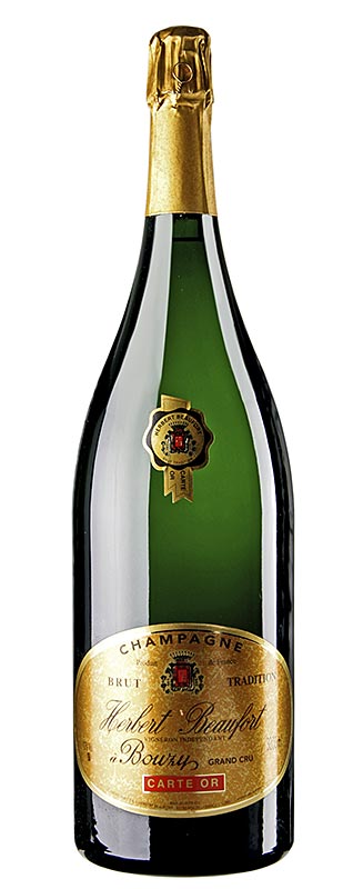 Champagner Herbert Beaufort Carte d`Or Grand Cru, brut, 12% vol., Doppelmagnum - 3 l - Flasche