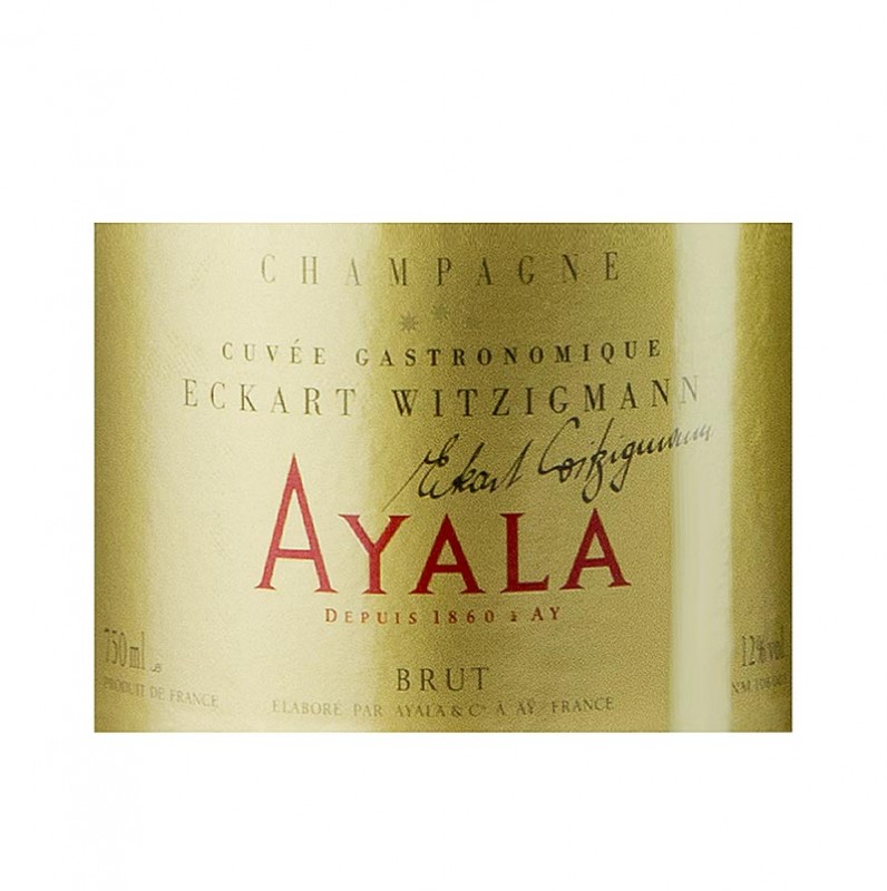 Champagner Ayala Brut Cuvee, 12% vol., Collection Eckart Witzigmann - 750 ml - Flasche Champagner Ayala Brut Cuvee, 12% vol., Collection Eckart Witzigmann - 750 ml - Flasche