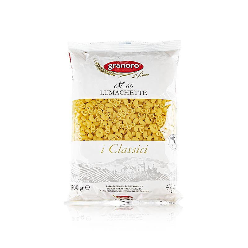 Lumachetta Granoro, N.66 - 12 kg, 24 confezioni da 500 g - Cartone Lumachetta Granoro, N.66 - 12 kg, 24 confezioni da 500 g - Cartone