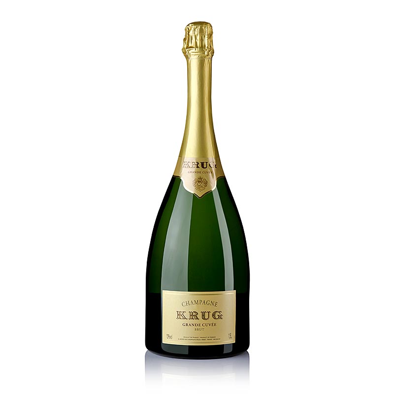 Champagner Krug Grand Prestige Cuvee, brut, Magnum, 12% vol., 97 WS - 1,5 l - Flasche Champagner Krug Grand Prestige Cuvee, brut, Magnum, 12% vol., 97 WS - 1,5 l - Flasche