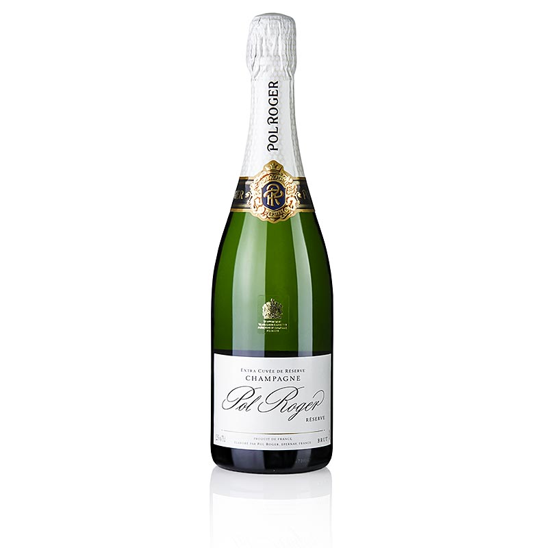 Champagner Pol Roger Brut Reserve, 12,5% vol., 90 PP - 750 ml - Flasche