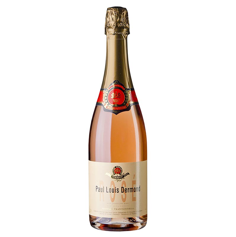 Paul Louis Dermond, Methode Traditionelle brut, rose, Sekt Loire, 12,5% vol. - 750 ml - Flasche Paul Louis Dermond, Methode Traditionelle brut, rose, Sekt Loire, 12,5% vol. - 750 ml - Flasche