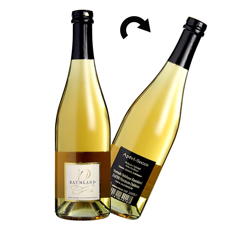Raumland Apfelsecco, perlender Apfelsaft, alkoholfrei - 750 ml - Flasche Raumland Apfelsecco, perlender Apfelsaft, alkoholfrei - 750 ml - Flasche