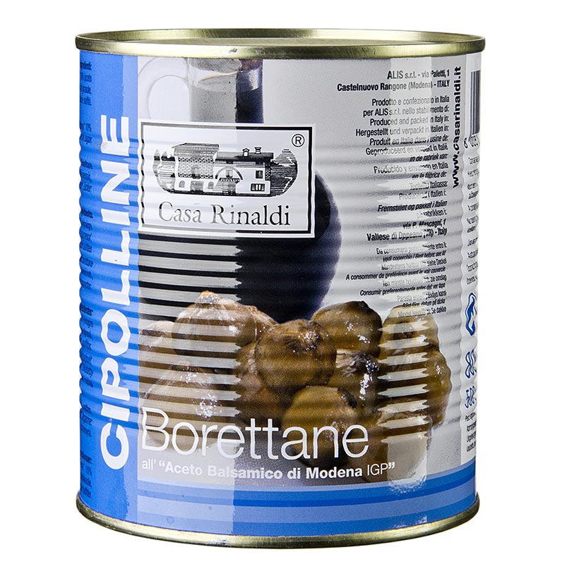 Cipolle in Aceto Balsamico - Cipolline Borettane, Alis - 800 g - Potere