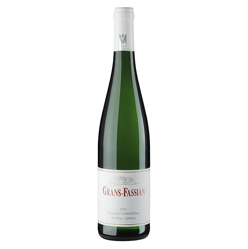 2002er Piesporter Goldtröpfchen Riesling Spätlese, 7,5% vol., Grans-Fassian - 750 ml - Flasche 2002er Piesporter Goldtröpfchen Riesling Spätlese, 7,5% vol., Grans-Fassian - 750 ml - Flasche