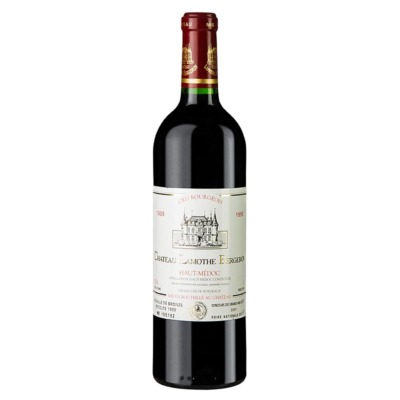 1999er Chateau Lamothe-Bergeron, Cru Bourgeois, Haut-Medoc, trocken, 12,5% vol. - 750 ml - Flasche 1999er Chateau Lamothe-Bergeron, Cru Bourgeois, Haut-Medoc, trocken, 12,5% vol. - 750 ml - Flasche