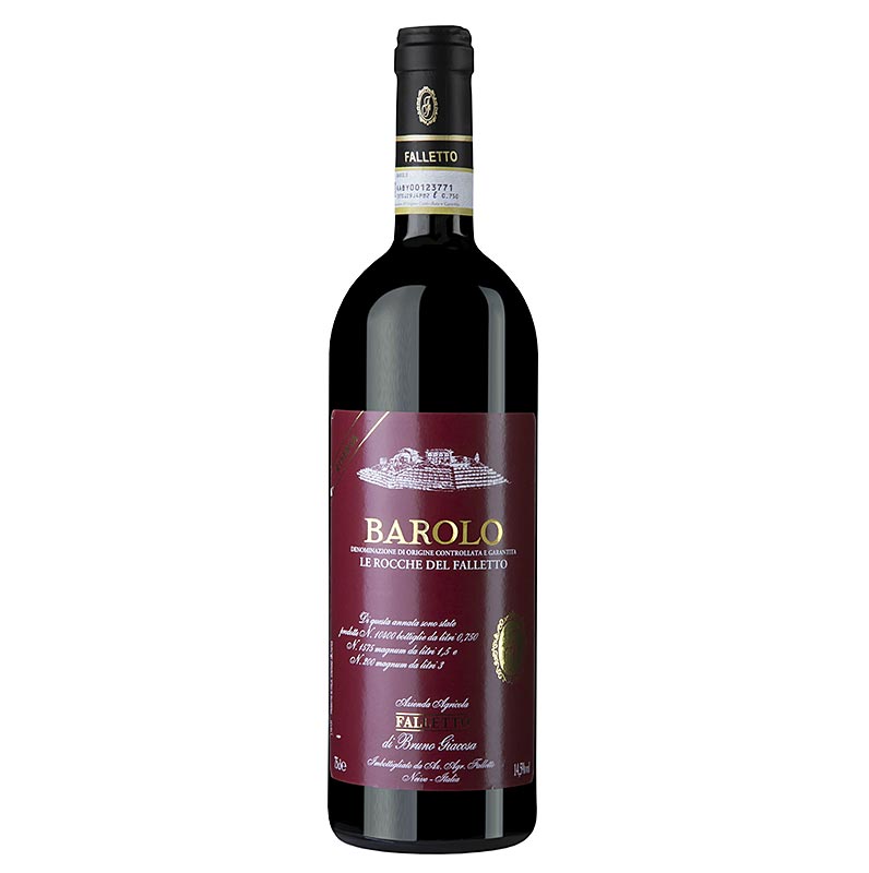 2008er Barolo Le Rocche del Falletto, trocken, 14,5% vol., Bruno Giacosa - 750 ml - Flasche 2008er Barolo Le Rocche del Falletto, trocken, 14,5% vol., Bruno Giacosa - 750 ml - Flasche