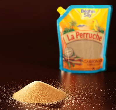 Zucchero di canna, integrale, come spolverata, La Perruche - 750 g - borsa