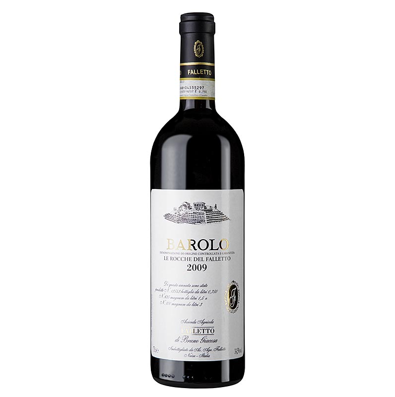 2009er Barolo Le Rocche del Falletto, trocken, 14,5% vol., Bruno Giacosa - 750 ml - Flasche 2009er Barolo Le Rocche del Falletto, trocken, 14,5% vol., Bruno Giacosa - 750 ml - Flasche