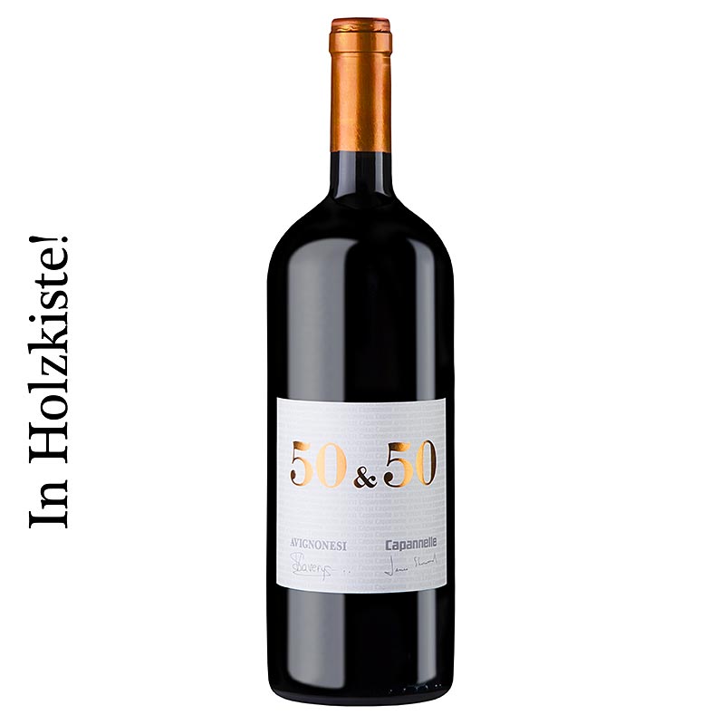 2008er 5050, Cuvee, Barrique, 13,5% vol., Capannelle Avignonesi - 1,5 l - Flasche 2008er 5050, Cuvee, Barrique, 13,5% vol., Capannelle Avignonesi - 1,5 l - Flasche