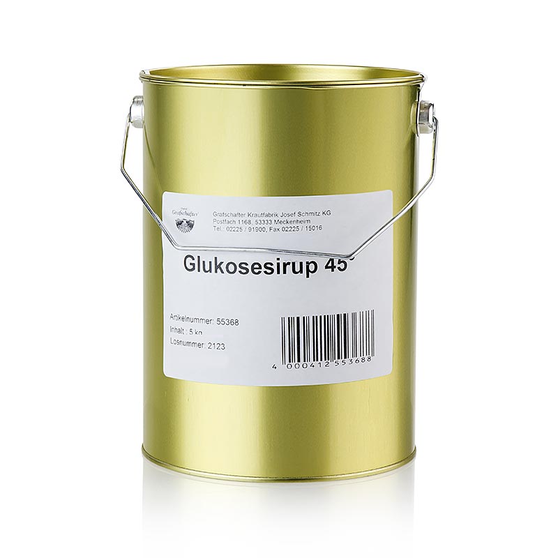 Xarop de glucosa 45° - xarop de caramel - 5 kg - llauna