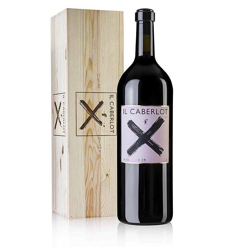 2011er Il Caberlot, Barrique, trocken, 14% vol.,Doppelmagnum, Il Carnasciale - 3 l - Flasche 2011er Il Caberlot, Barrique, trocken, 14% vol.,Doppelmagnum, Il Carnasciale - 3 l - Flasche