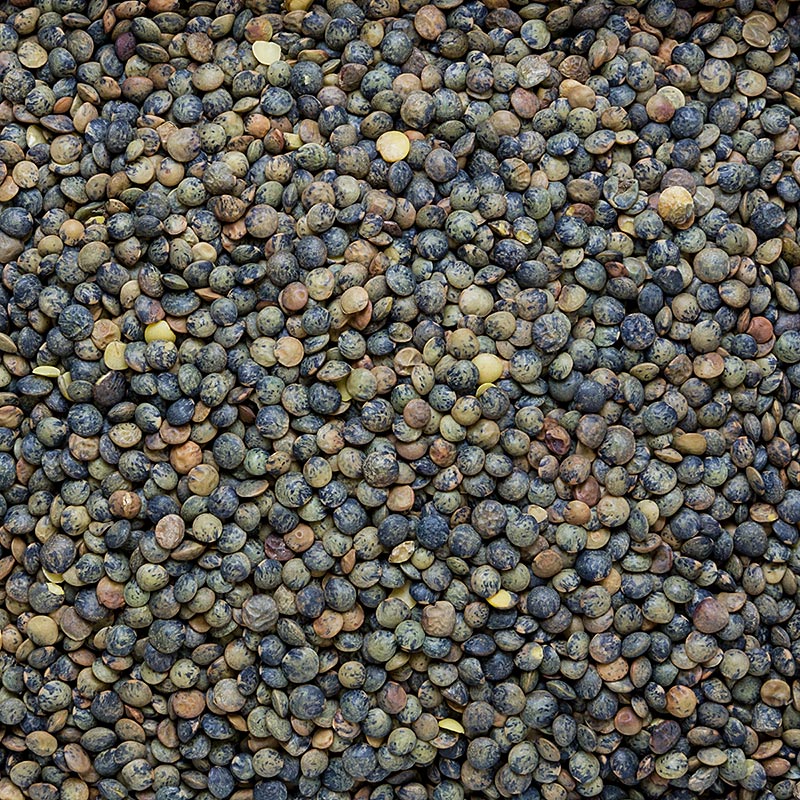 Lenticchie verdi, coltivate tradizionalmente, dalla Francia - 1 kg - borsa
