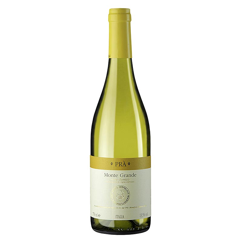2012er Monte Grande, Soave Classico, Cuvee, trocken, 13,5% vol., Pra - 750 ml - Flasche 2012er Monte Grande, Soave Classico, Cuvee, trocken, 13,5% vol., Pra - 750 ml - Flasche