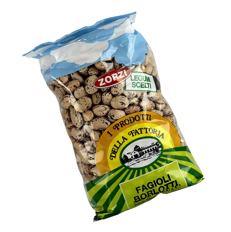 Feijao, Borlotti - feijao de codorna, pequeno, seco - 500g - bolsa