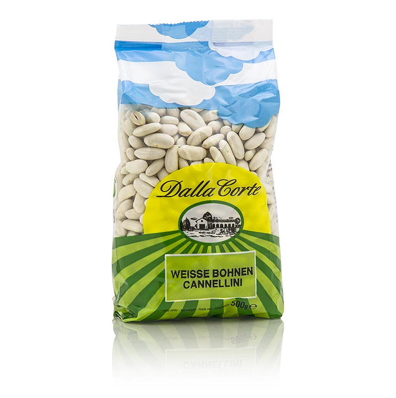 Frijoles, cannellini, blancos y pequenos, secos - 500g - bolsa