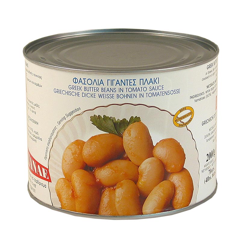 Kacang raksasa, dalam saus tomat, Palirria, Yunani - 2kg - Bisa