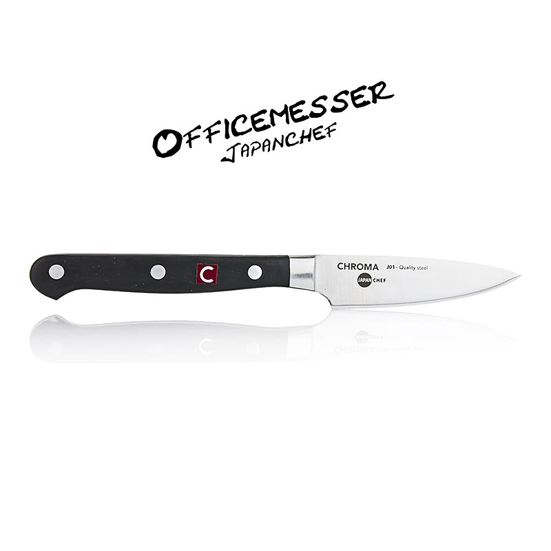 Faca de escritorio Chroma Japanchef J-01, 9cm - 1 pedaco - caixa