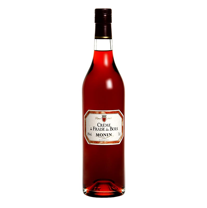 Walderdbeeren Creme Likör, Fraise des Bois, Monin, 18% vol. - 700 ml - Flasche Walderdbeeren Creme Likör, Fraise des Bois, Monin, 18% vol. - 700 ml - Flasche