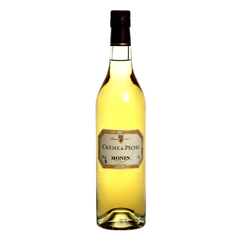 Pfirsich-Cremelikör, hell, Monin, 16% vol. - 700 ml - Flasche Pfirsich-Cremelikör, hell, Monin, 16% vol. - 700 ml - Flasche