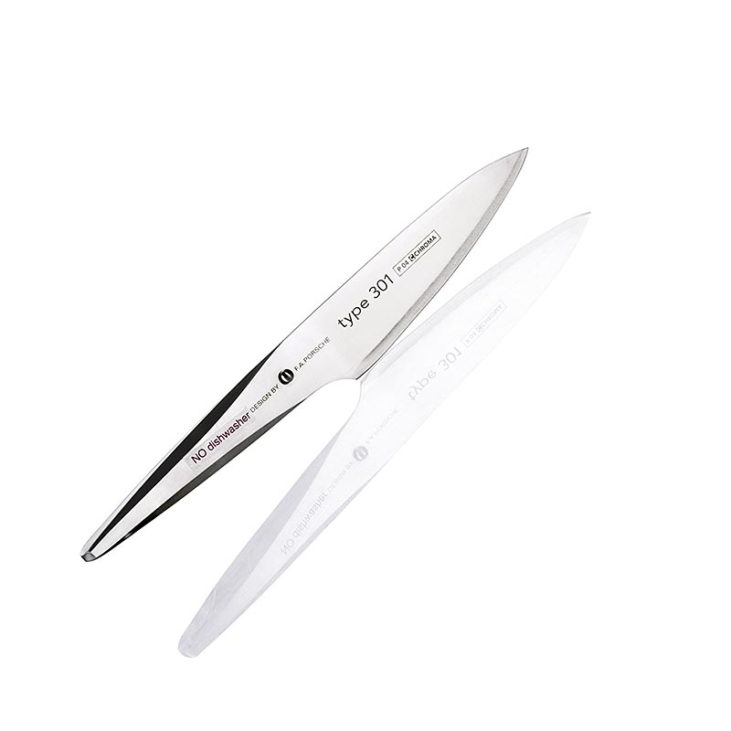 Chroma tipo 301 P-4 Coltello da chef tradizionale, universale, 14,2 cm - Design di FA Porsche - 1 pezzo - scatola