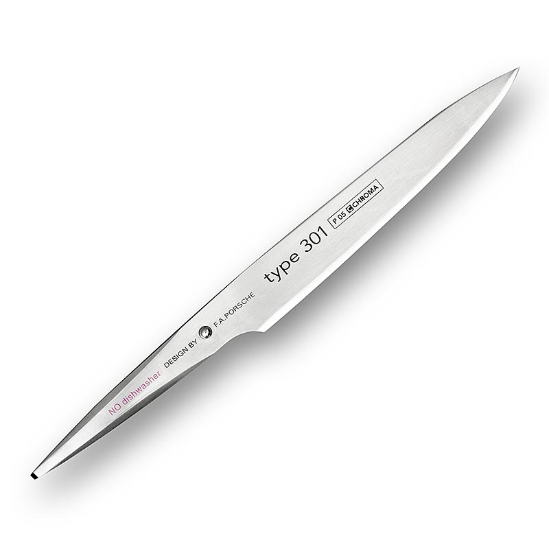 Cuchillo de trinchar Chroma tipo 301 P-5, 19,3 cm - Diseno de FA Porsche - 1 pieza - caja