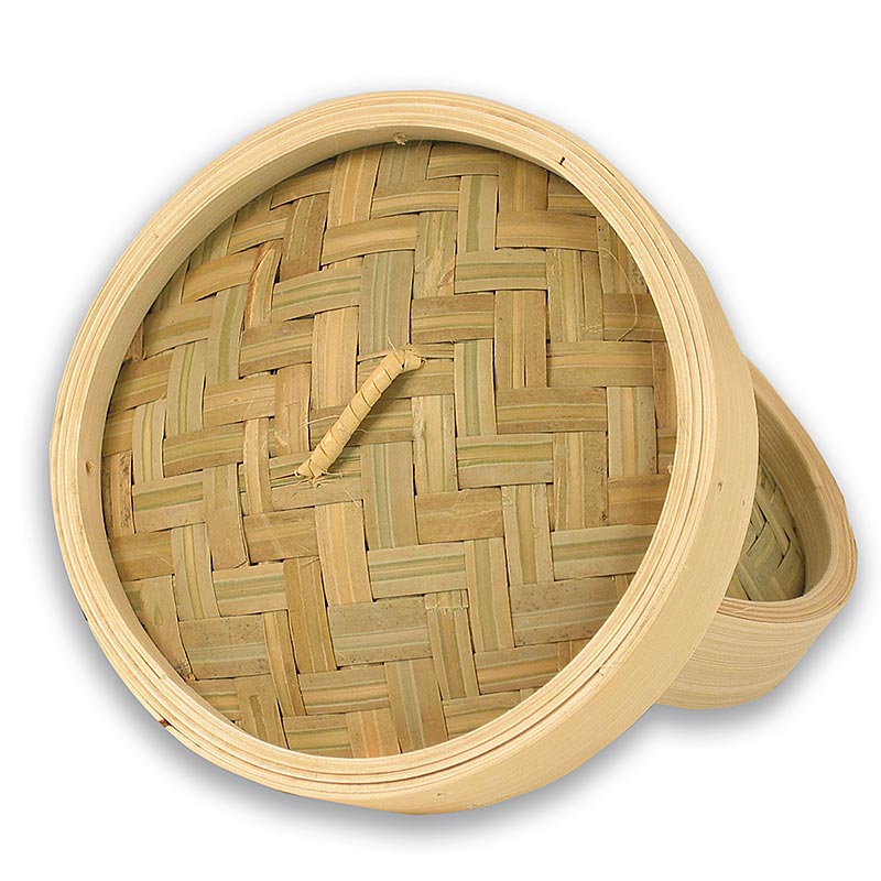 Coperchio per vaporiera in bambu, Ø 15 cm esterno, Ø 14 cm interno, 6 pollici - 1 pezzo - Sciolto
