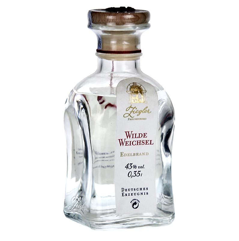 Wilde Weichsel - Edelbrand, 43% vol., von Ziegler - 350 ml - Flasche Wilde Weichsel - Edelbrand, 43% vol., von Ziegler - 350 ml - Flasche