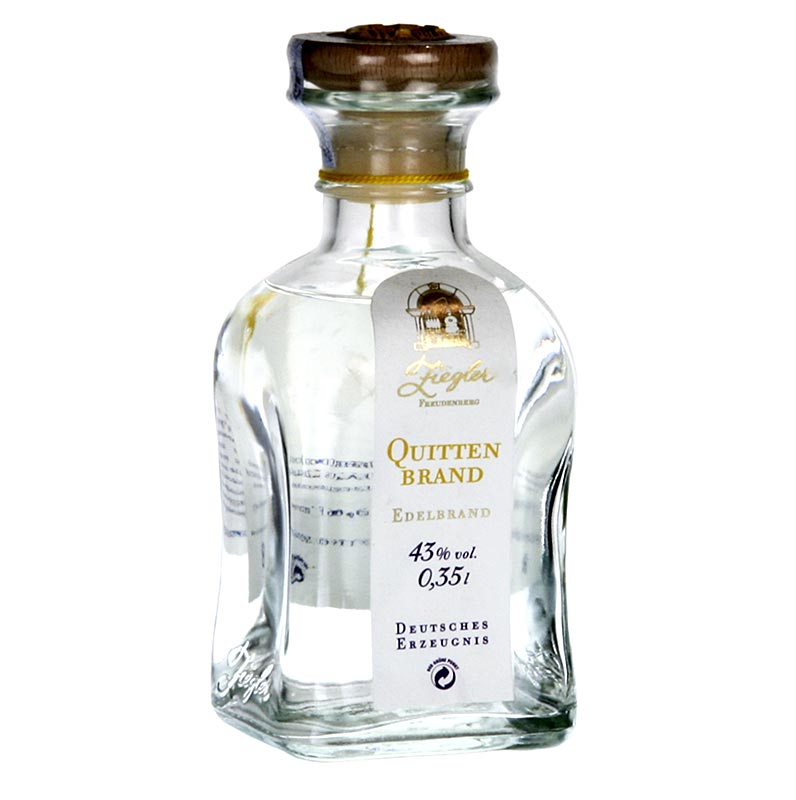 Quittenbrand - Edelbrand, 43% vol., von Ziegler - 350 ml - Flasche Quittenbrand - Edelbrand, 43% vol., von Ziegler - 350 ml - Flasche
