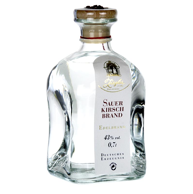 Sauerkirschbrand - Edelbrand, 43% vol., von Ziegler - 700 ml - Flasche Sauerkirschbrand - Edelbrand, 43% vol., von Ziegler - 700 ml - Flasche