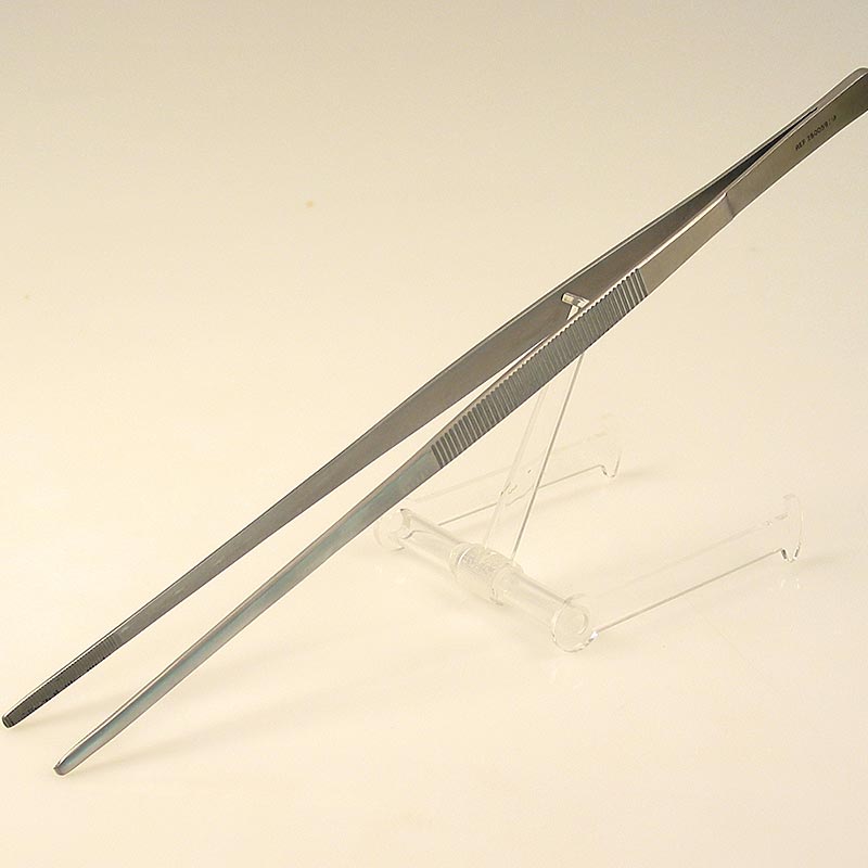 Pinzetta - qualita professionale, acciaio inossidabile, 30,5 cm - 1 pezzo - scatola