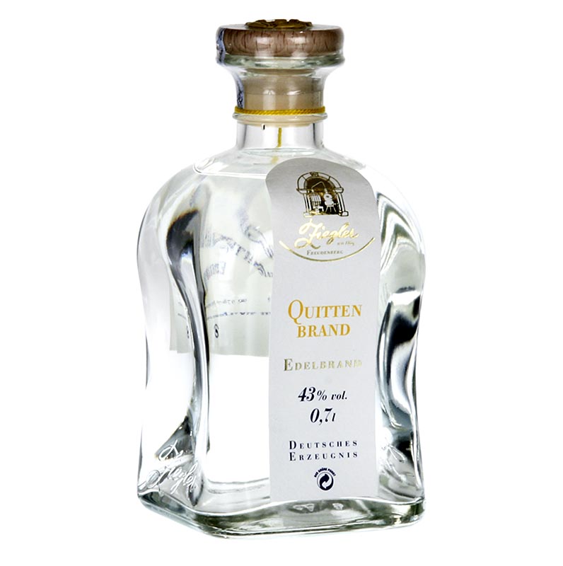 Quittenbrand - Edelbrand, 43% vol., von Ziegler - 750 ml - Flasche Quittenbrand - Edelbrand, 43% vol., von Ziegler - 750 ml - Flasche