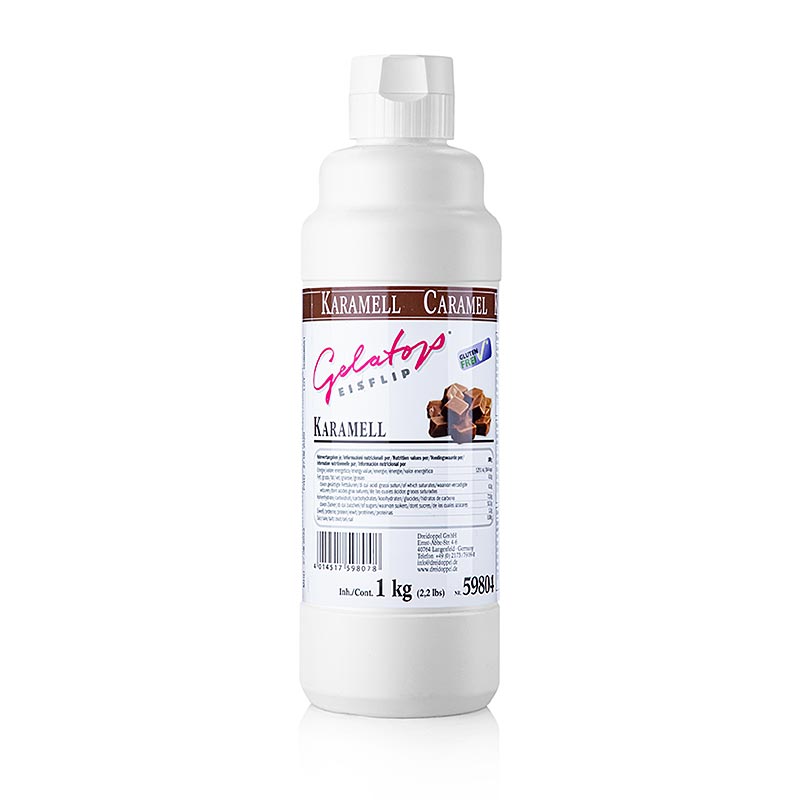 Karamelflip - Gelatop, tiga ganda, No.598 - 1 liter - botol PE