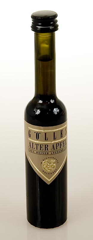 Alter Apfel - Edelbrand, Miniatur, 7 Jahre fassgelagert, 40% vol., Gölles - 40 ml - Flasche Alter Apfel - Edelbrand, Miniatur, 7 Jahre fassgelagert, 40% vol., Gölles - 40 ml - Flasche