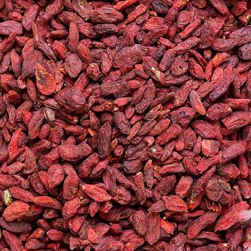 Bagas de Goji (Wolfberry, Ninjiang Himalayan), secas - 500g - Pe pode