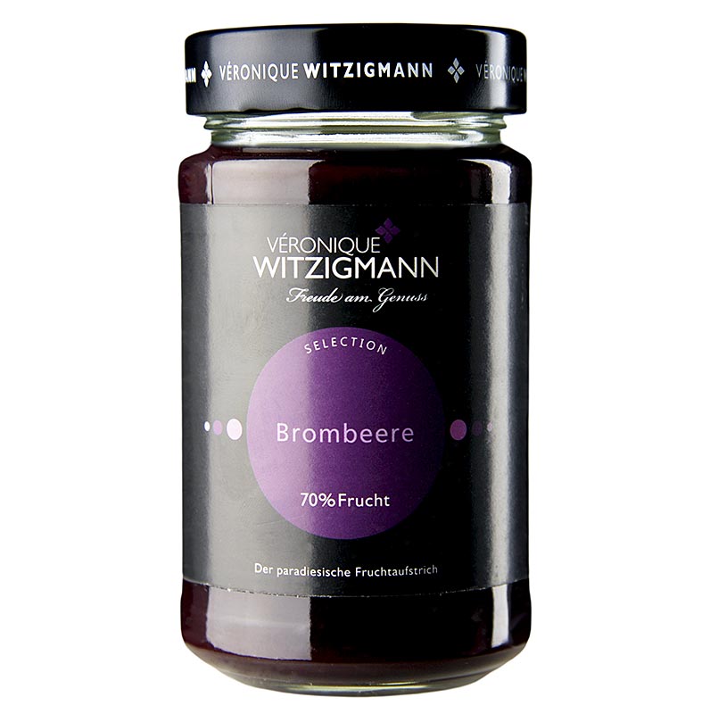 Blackberry - hedelmalevite Veronique Witzigmann - 225 g - Lasi