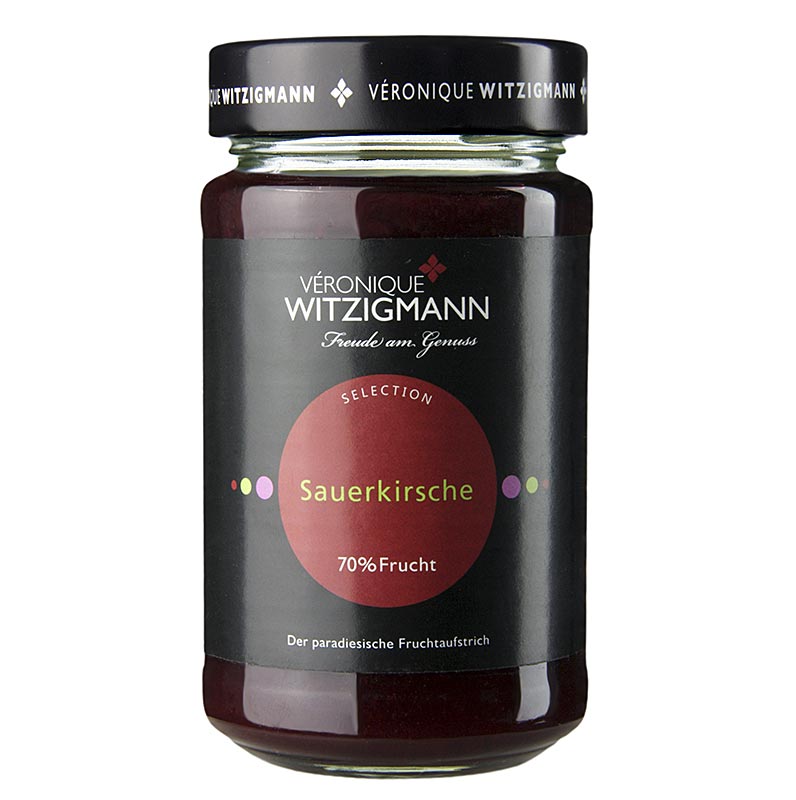 Hapankirsikka hedelmalevite Veronique Witzigmann - 225 g - Lasi