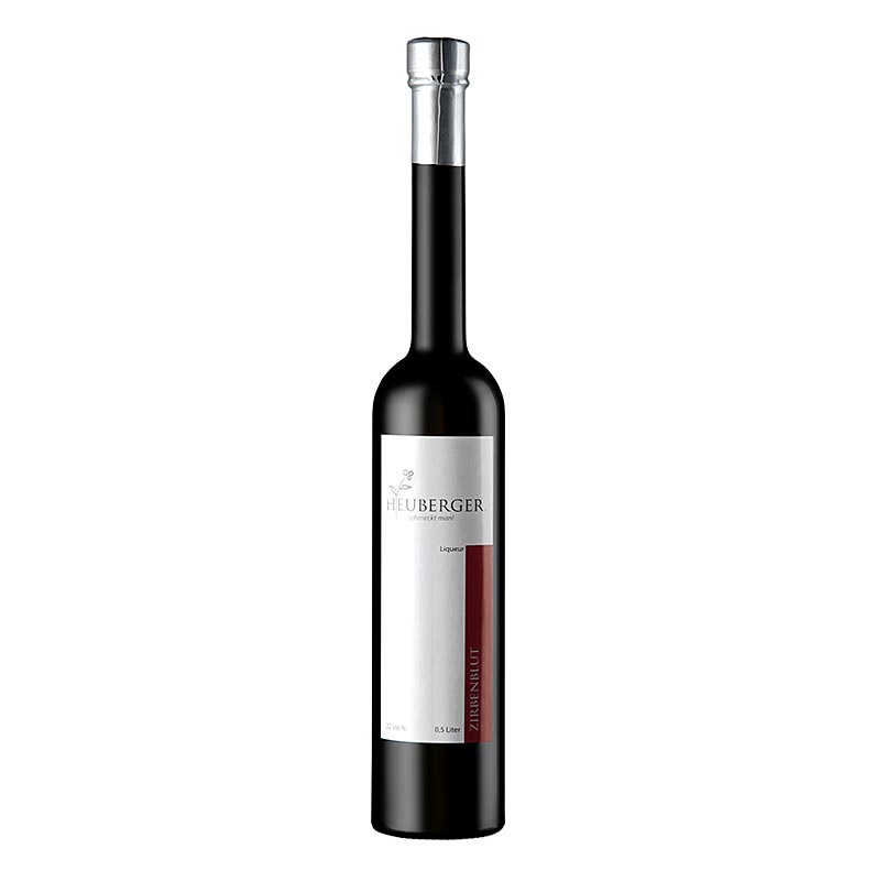 Heuberger Zirbenblut Liqueur, Zirbenschnaps mit Schlehdornsaft, 22% vol. - 500 ml - Flasche Heuberger Zirbenblut Liqueur, Zirbenschnaps mit Schlehdornsaft, 22% vol. - 500 ml - Flasche