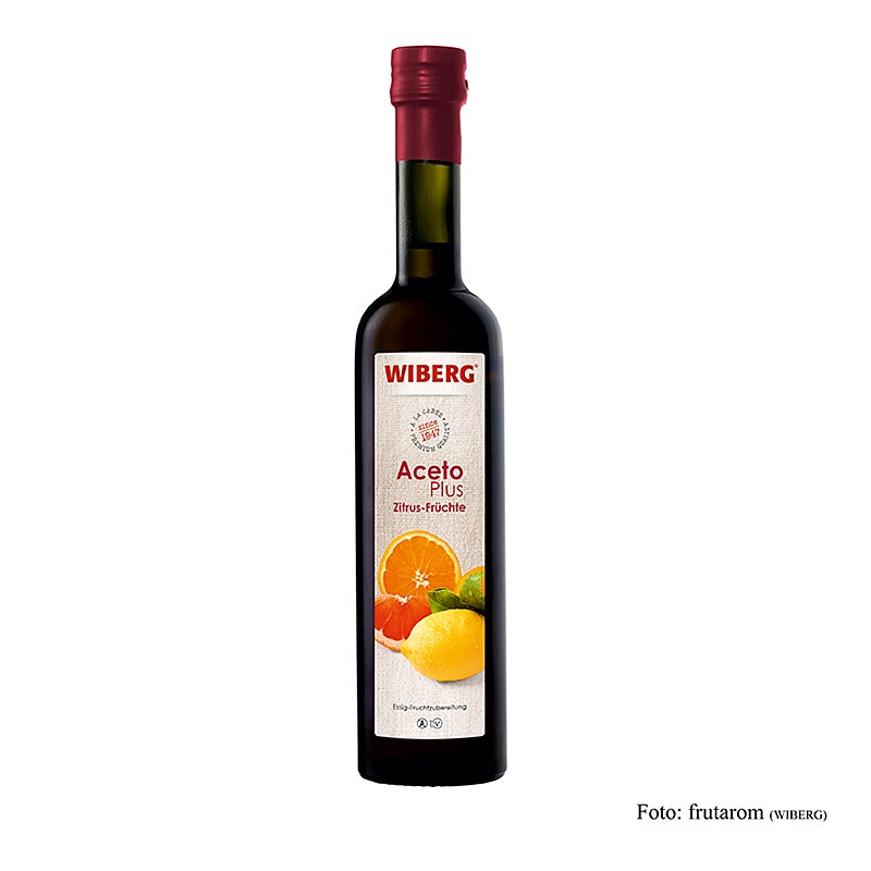 Wiberg Aceto Plus agrumi, 4,6% acido - 500 ml - Bottiglia